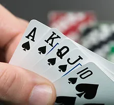 A hand of playing cards